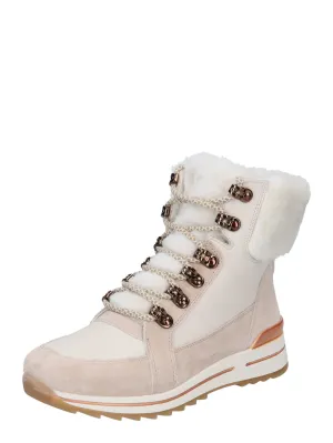 Ara Lace-Up Ankle Boots, Sand