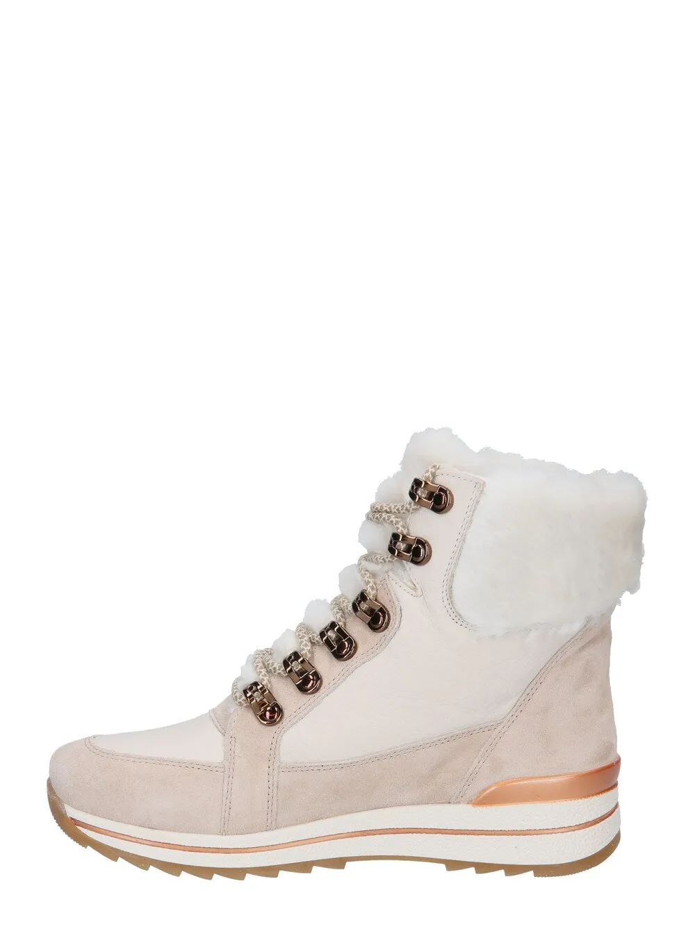 Ara Lace-Up Ankle Boots, Sand