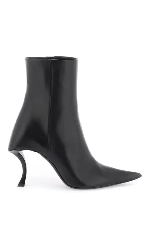 Balenciaga leather hourglass ankle boots