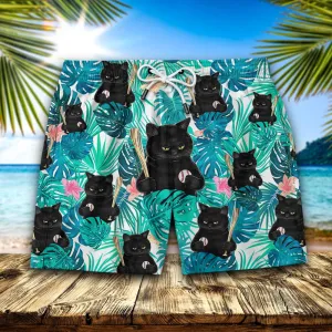BASEBALL CAT HAWAIIAN SHORT Men Hawaii Shorts