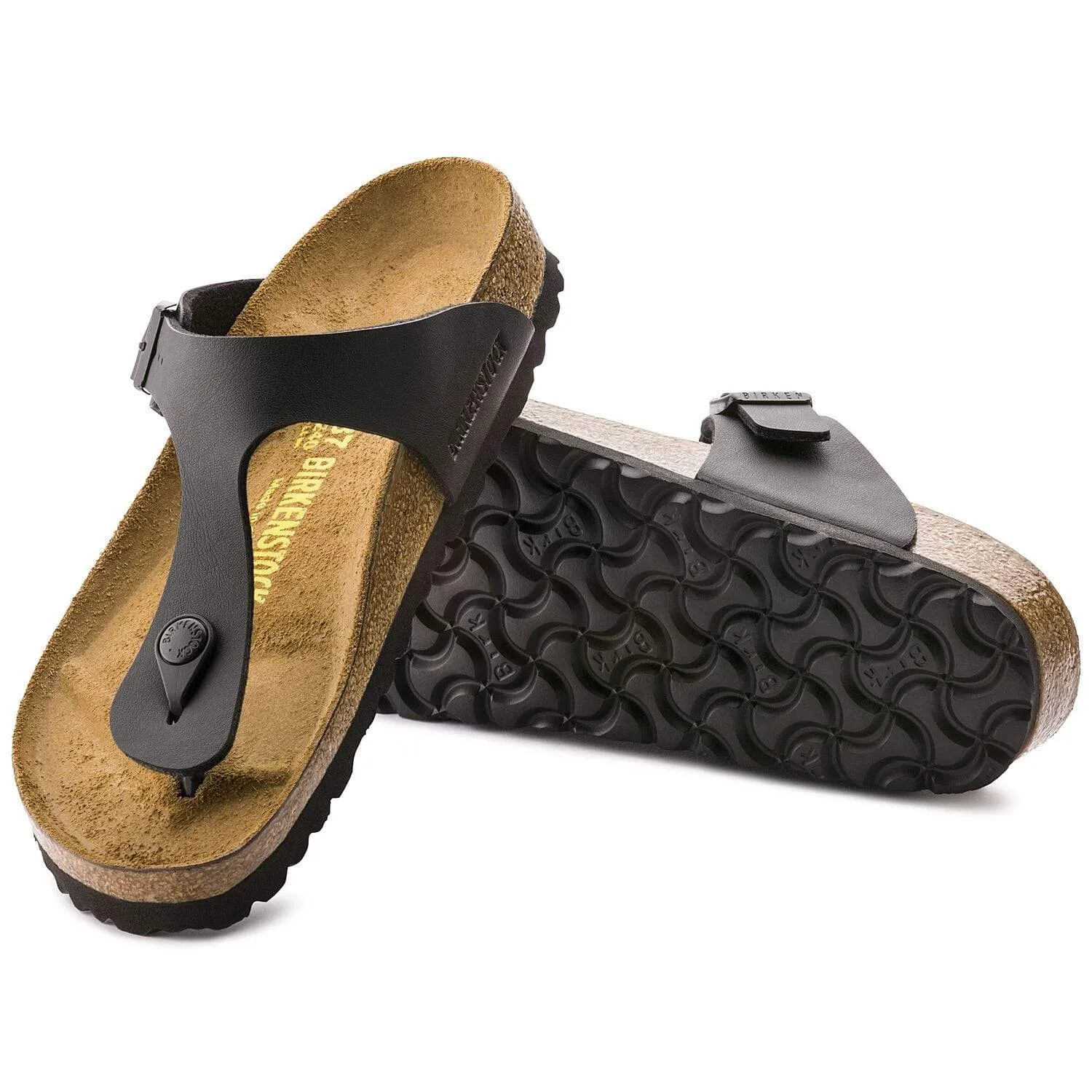 Birkenstock Gizeh Sandals - Black Birko-Flor