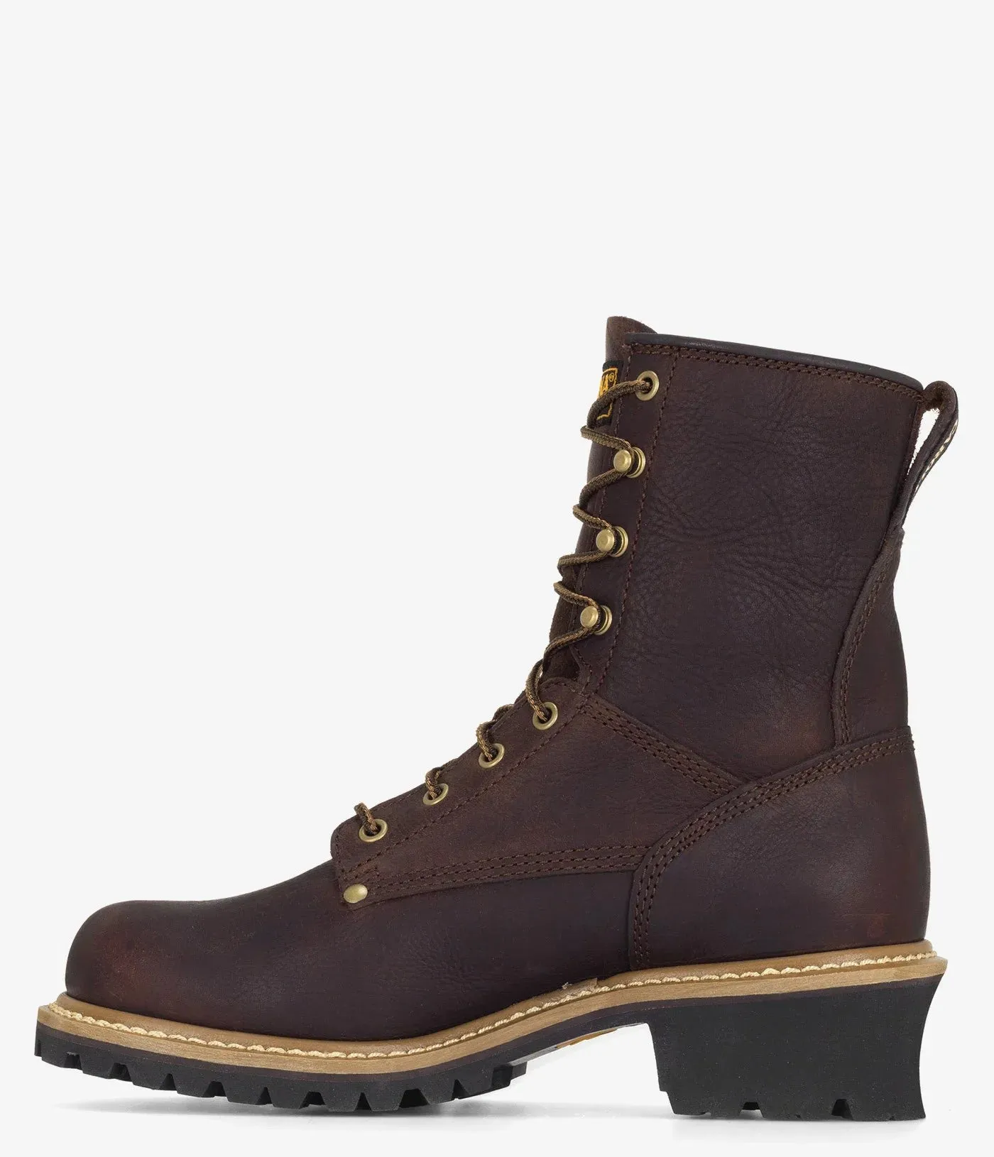 Carolina Elm 8" Leather Logger Boot - Men