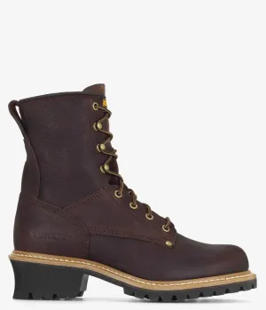 Carolina Elm 8" Leather Logger Boot - Men