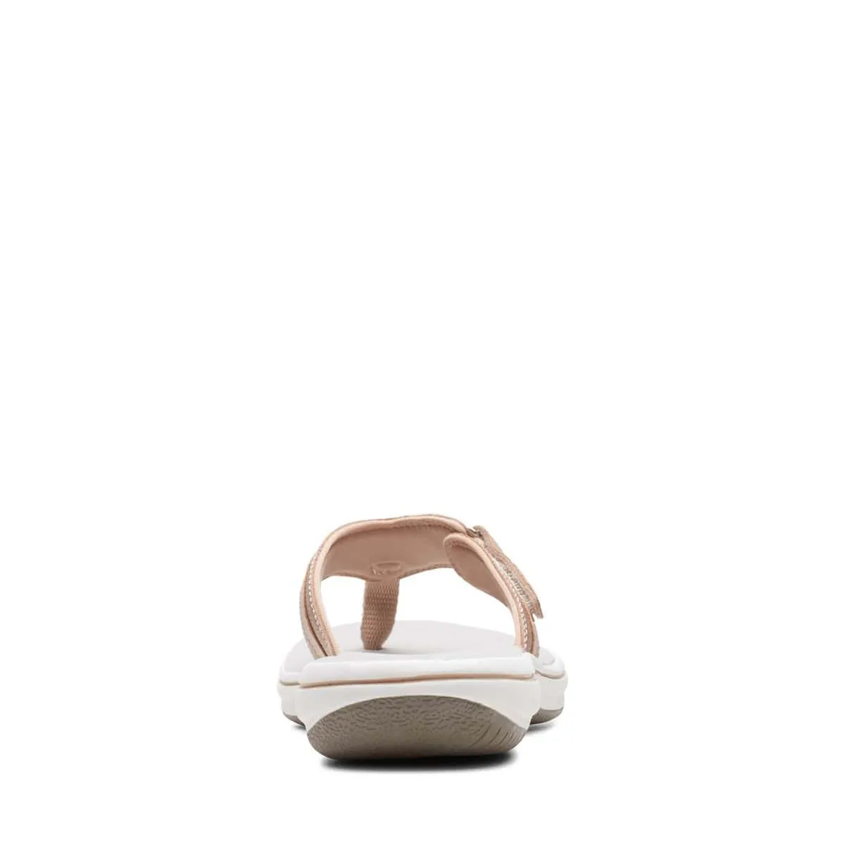 Clarks Women's Breeze Sea Flips- Taupe Metallic