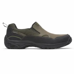 Dunham Men's Cloud Plus Slip Ons- Olive