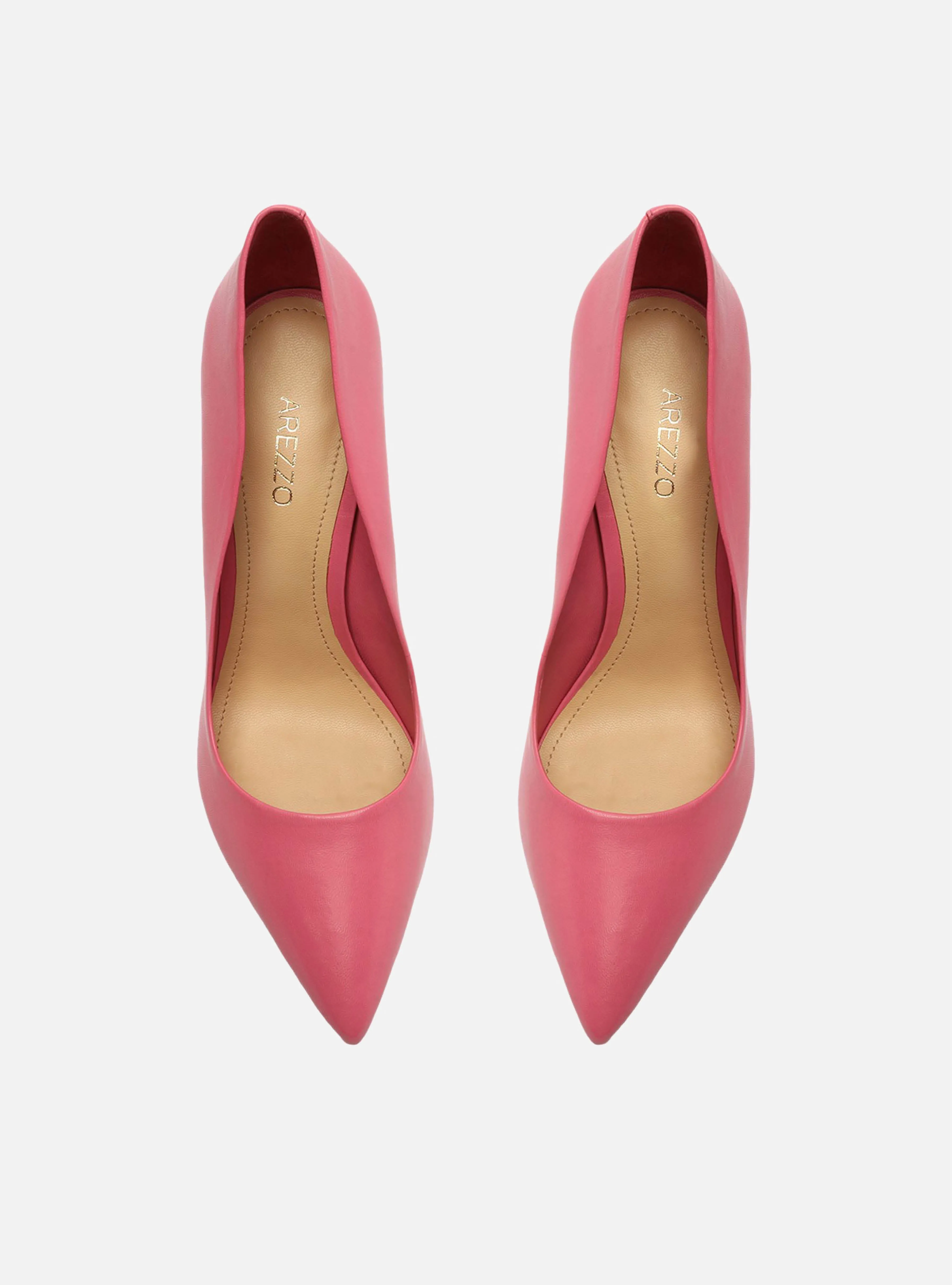 Gabriella High Stiletto Pump | Pink Leather