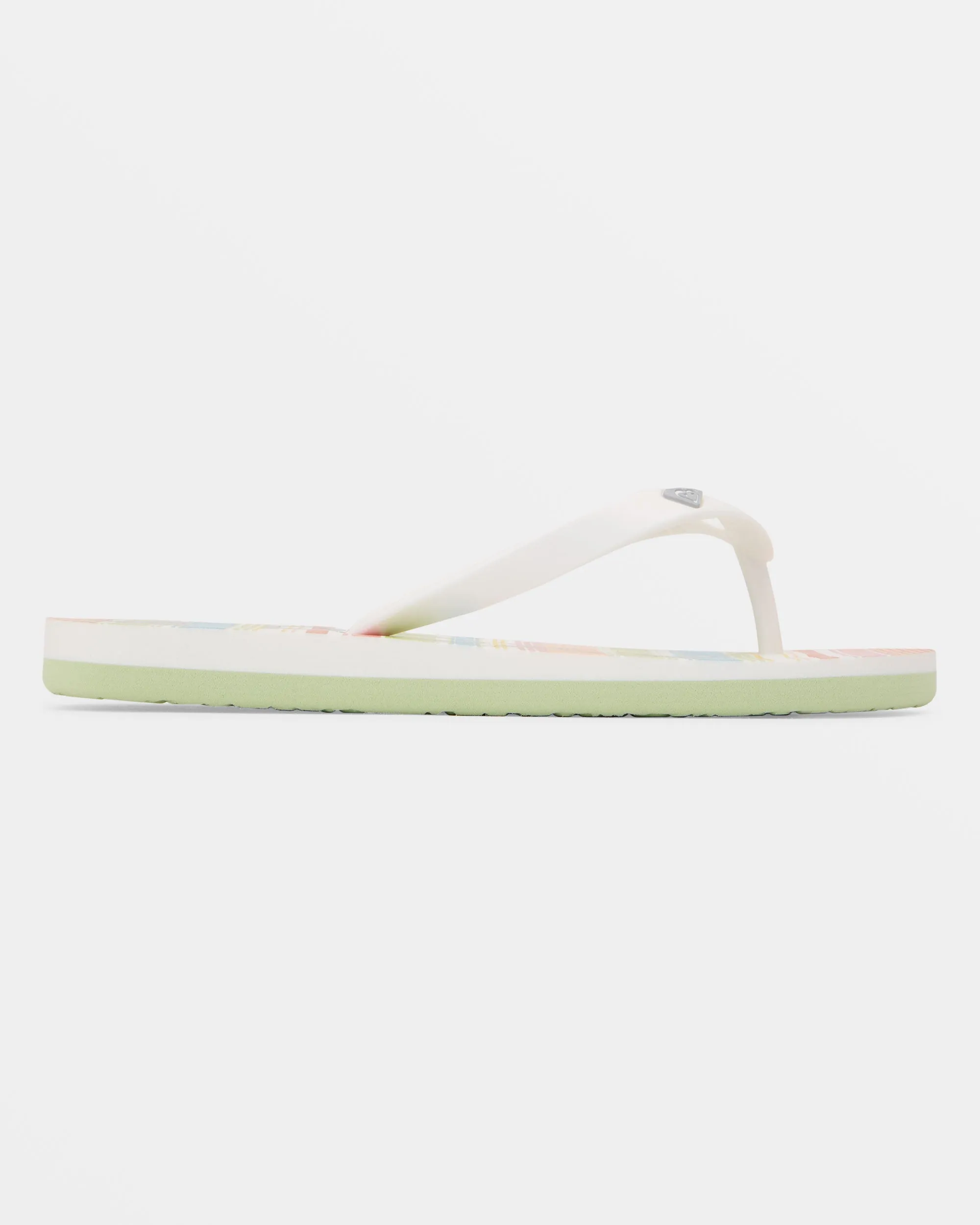 Girls 4-16 Tahiti Flip-Flops - White/Ocean/Citrus