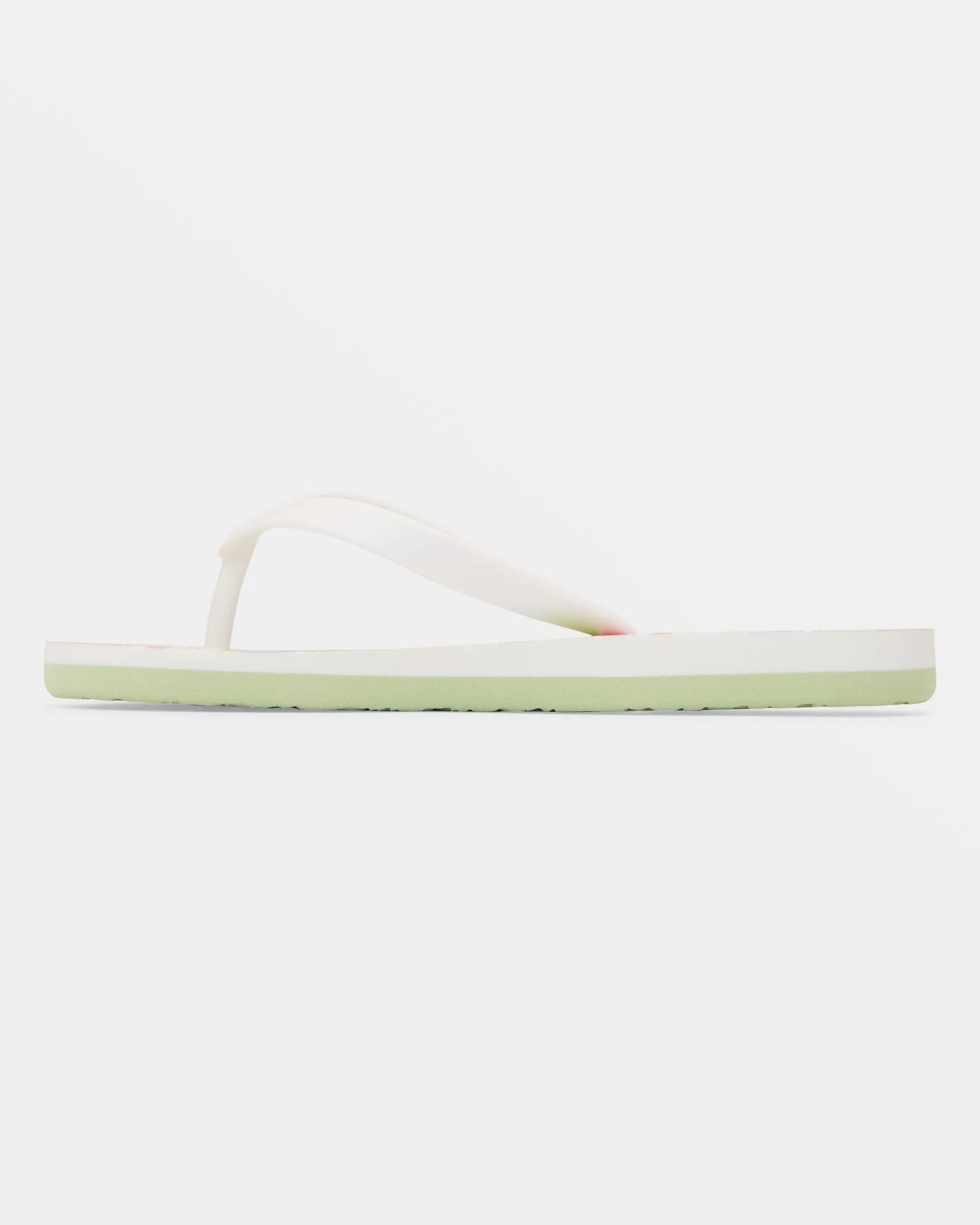 Girls 4-16 Tahiti Flip-Flops - White/Ocean/Citrus