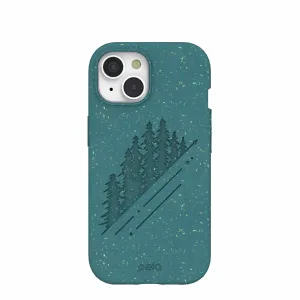 Green Summit iPhone 15 Case