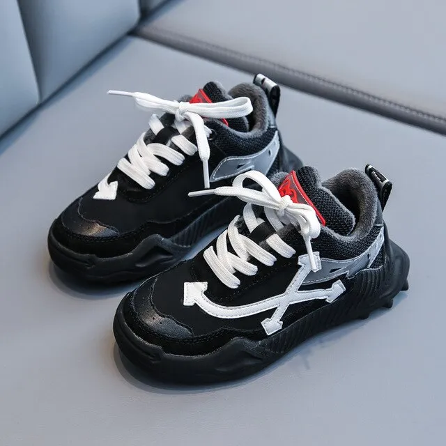 MOF Kids shoes new multicolored suede sneakers