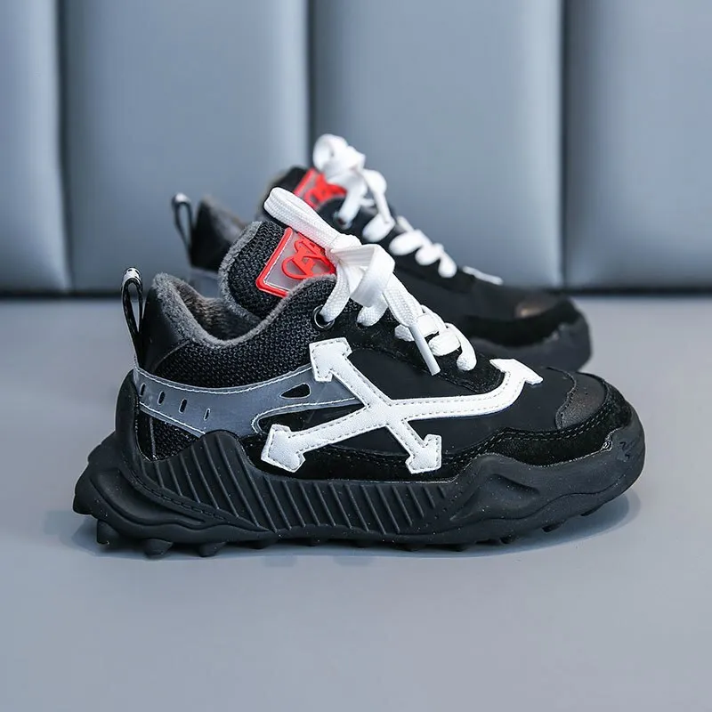 MOF Kids shoes new multicolored suede sneakers