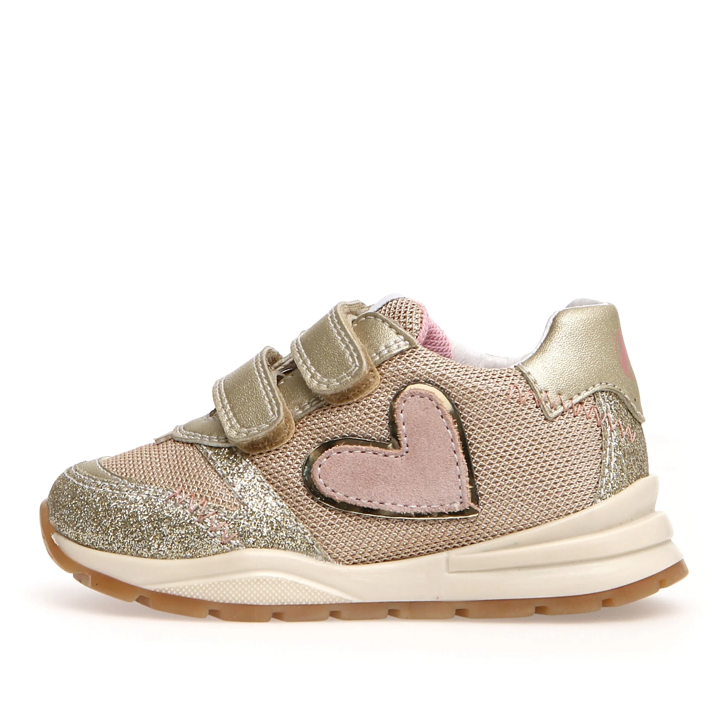 Naturino Girl's Quelly Sneakers - Platinum-Cipria