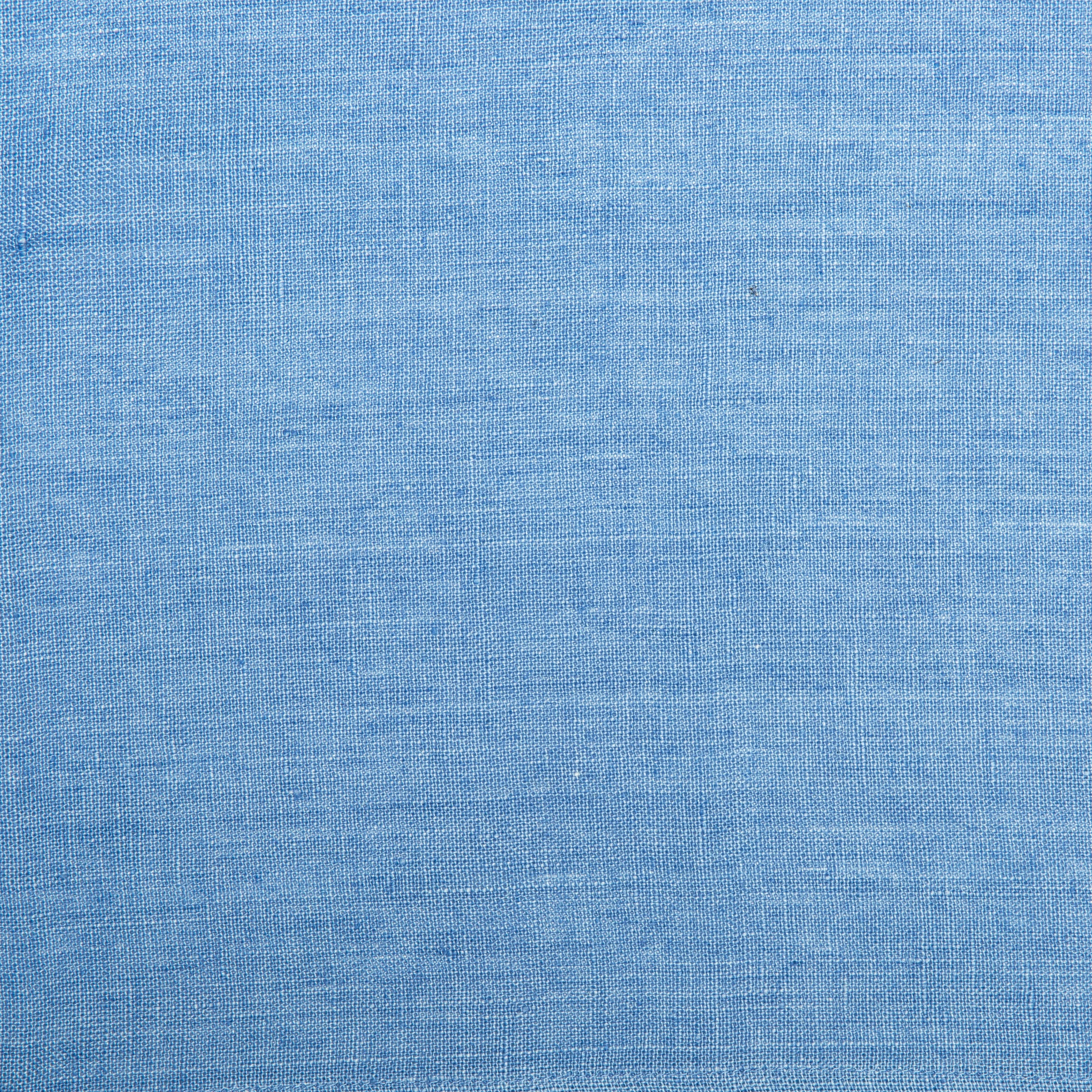 Palma Handwoven Linen Cornflower Blue Napkins 20x20 - Set of 4