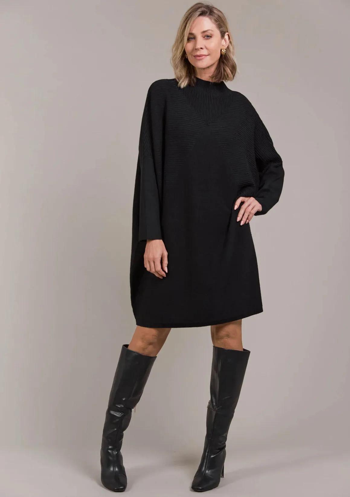 PALMER OVERSIZE KNIT - BLACK