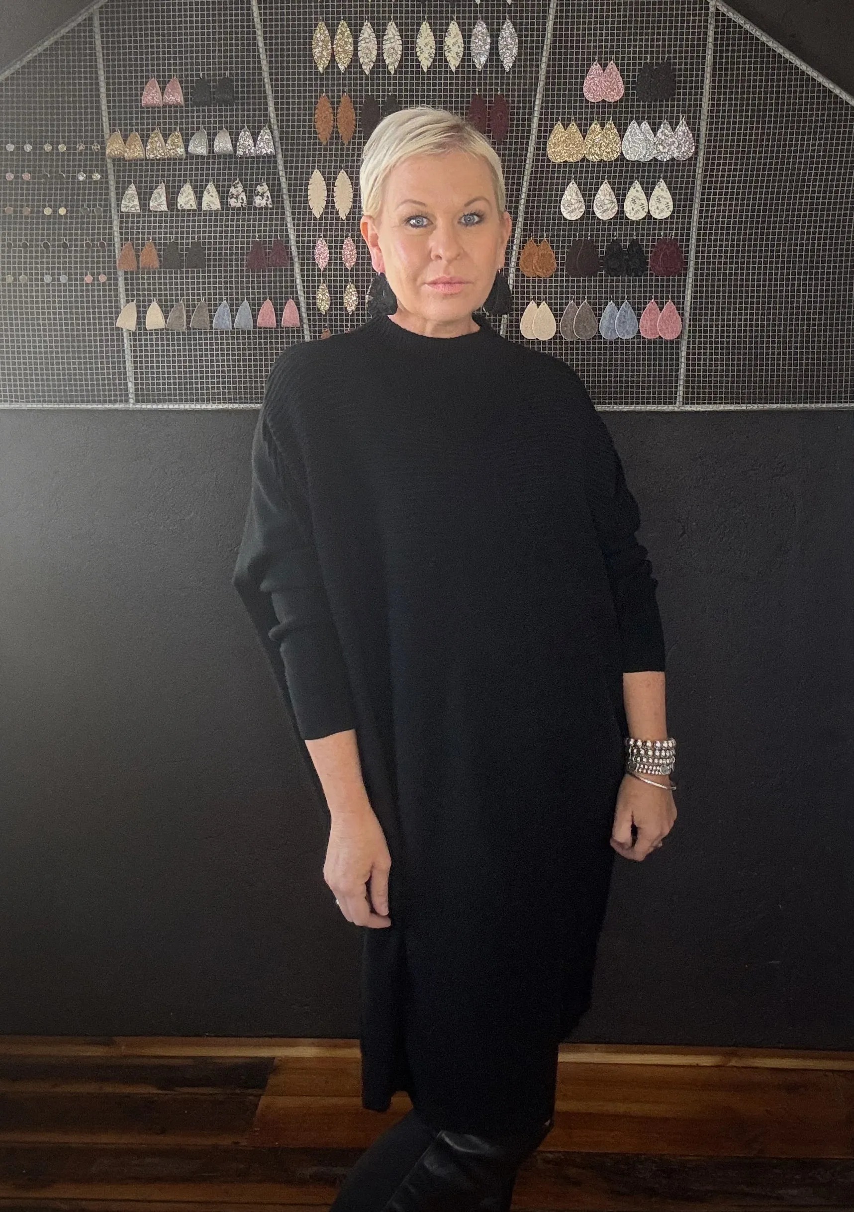 PALMER OVERSIZE KNIT - BLACK