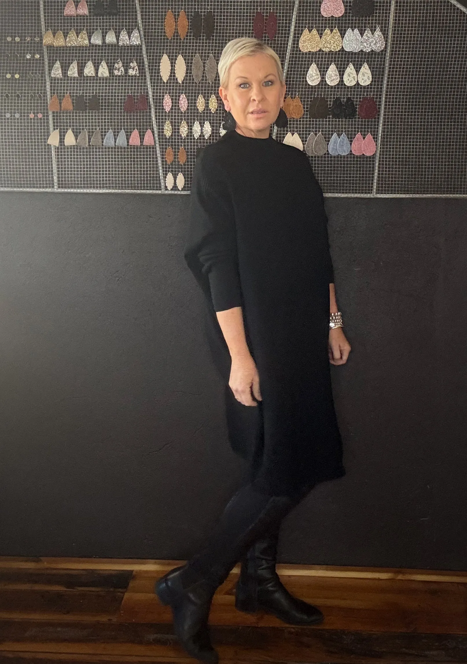 PALMER OVERSIZE KNIT - BLACK