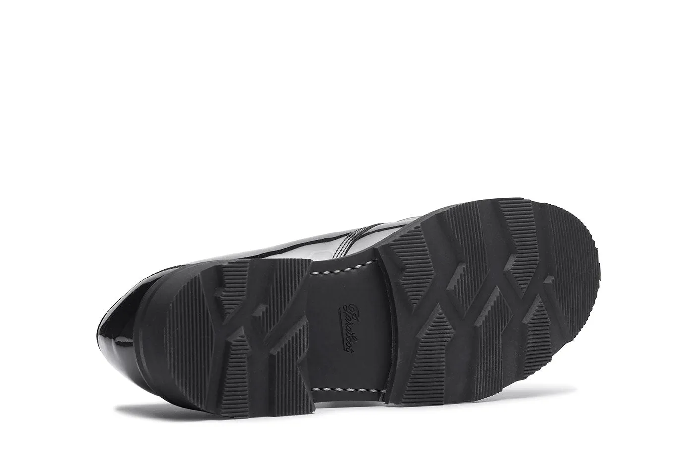 PARABOOT WOMENS BEAUBOURG - VERNIS NOIR/CREME