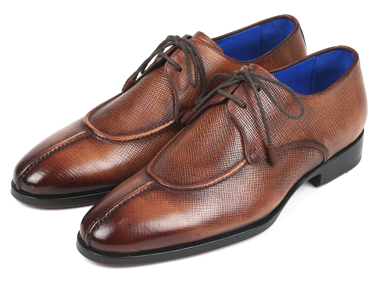 Paul Parkman Hand-Painted Split Toe Derby Shoes