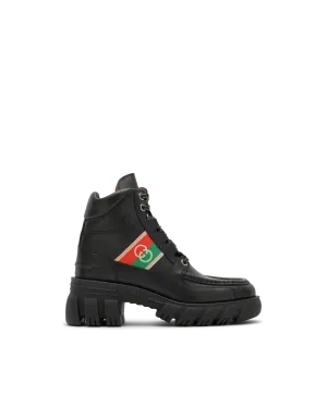 Quebec Web Calfskin GG Platform Boots