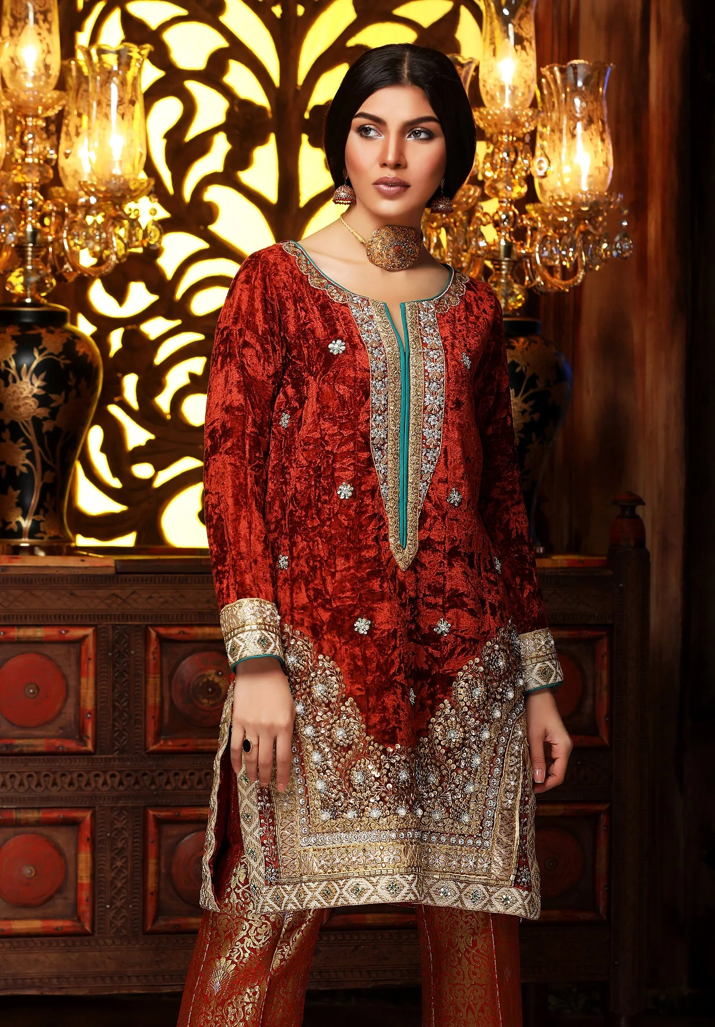 (SKU-1001)-2 PIECE ATTIRE (shirt pant)