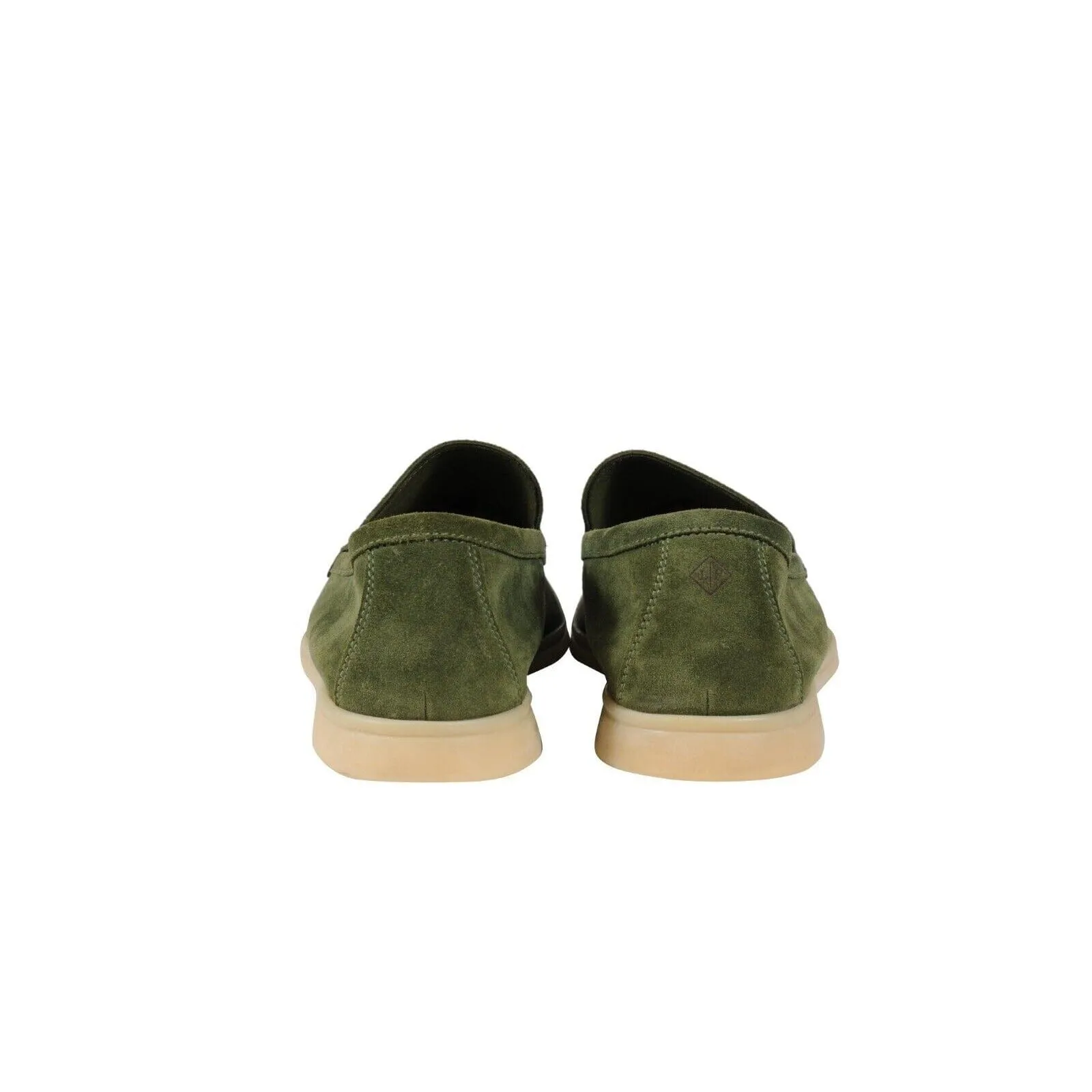 Summer Walk US 9.5 EU 42.5 Green Suede Low Top Slip On Loafers
