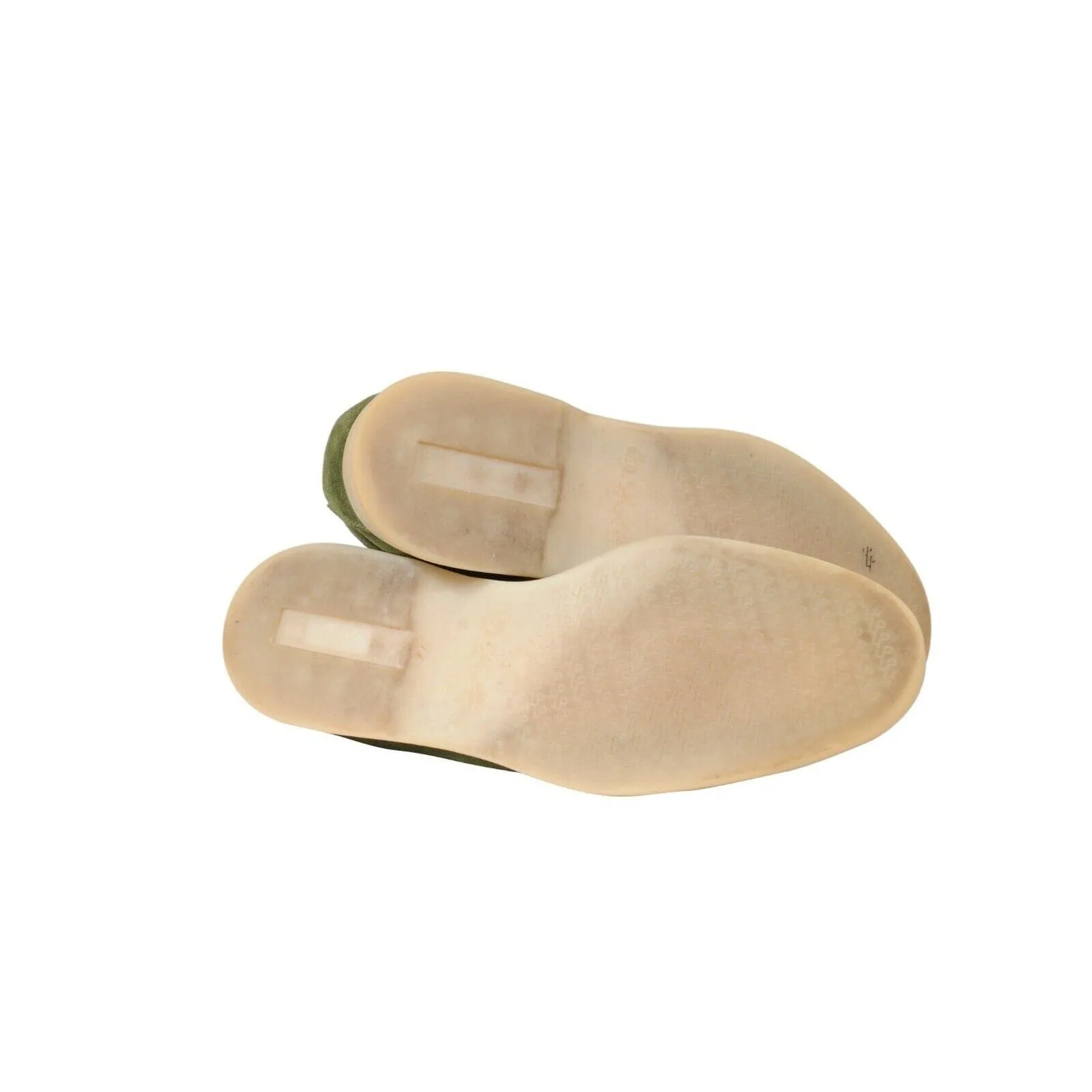 Summer Walk US 9.5 EU 42.5 Green Suede Low Top Slip On Loafers