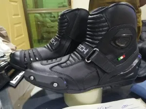 Tourist, Motorbike Motorcycle Men Leather Racing Sports Shoes Boots MN-28