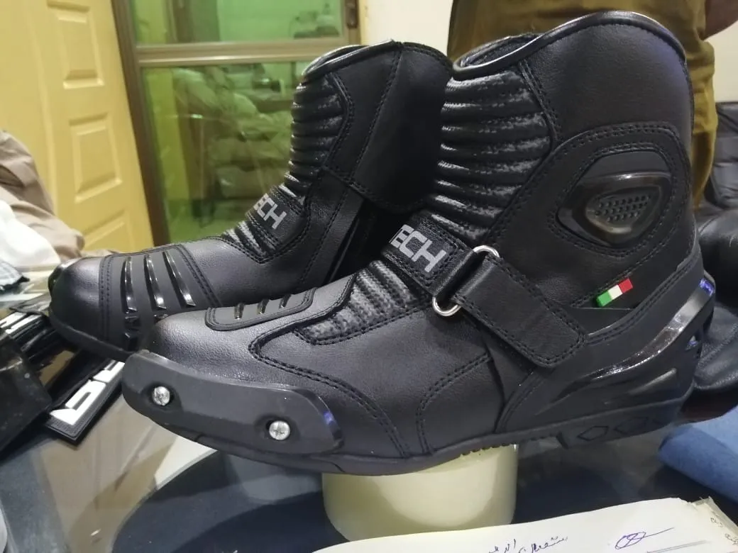 Tourist, Motorbike Motorcycle Men Leather Racing Sports Shoes Boots MN-28
