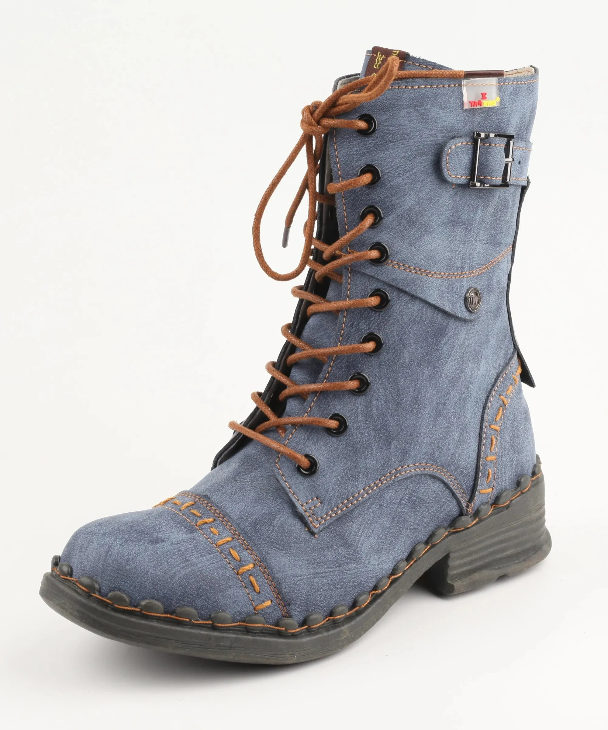 Vintage Fashion Zipper Side - Improved Outsole Autumn/Winter Leather Boots For Women