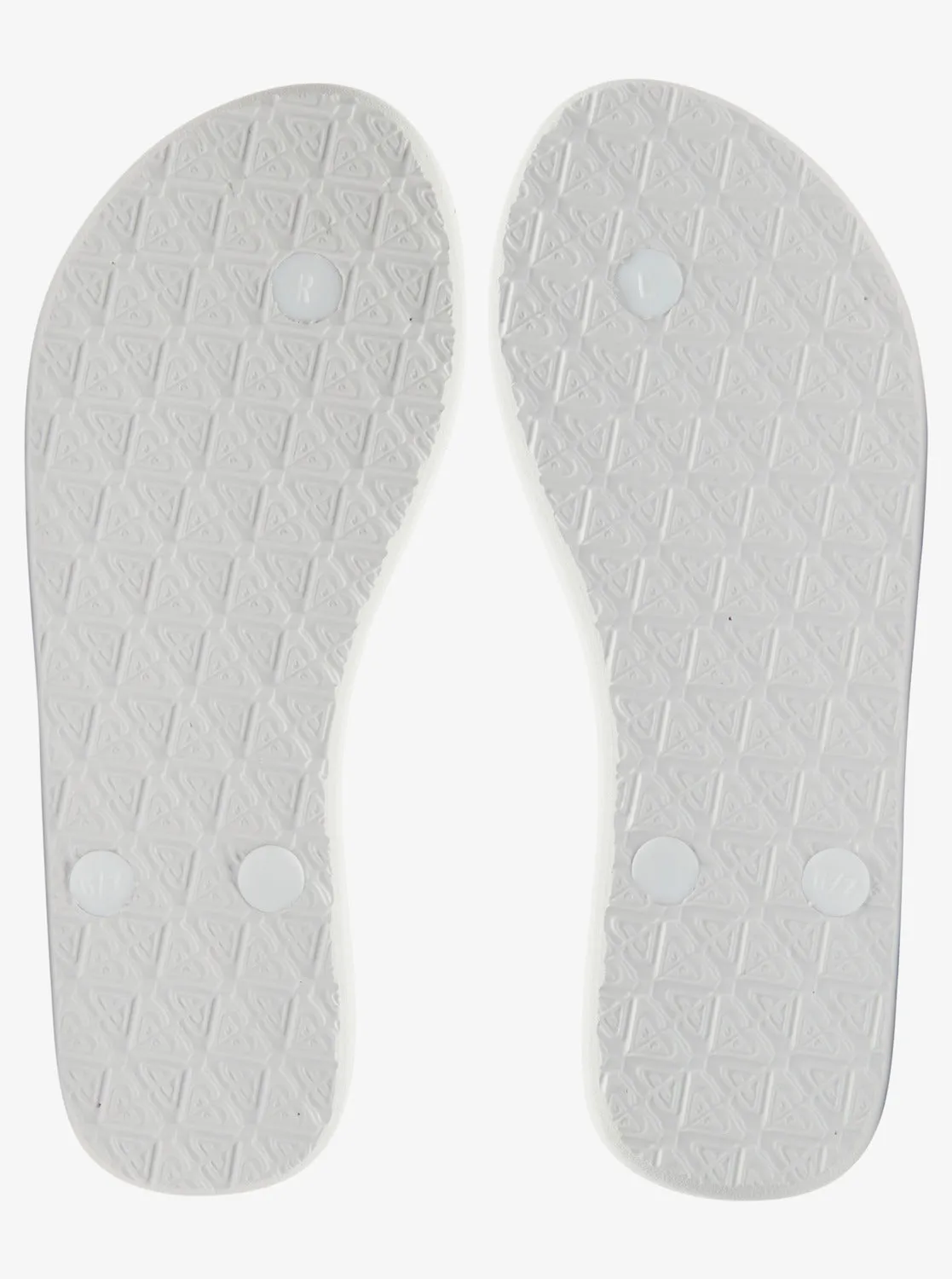 Viva Stamp Flip-Flops - White Hacienda