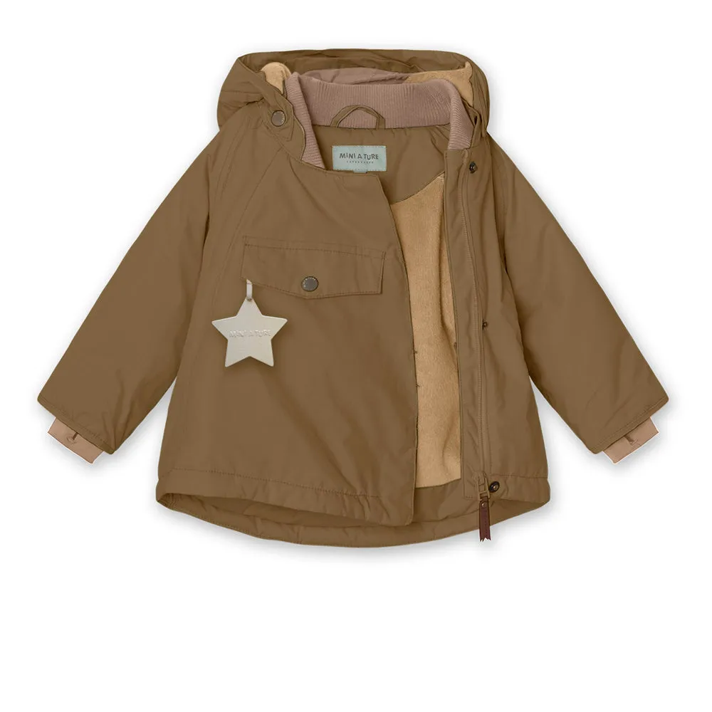 Wang Fleece Lined Winter Jacket. GRS Wood