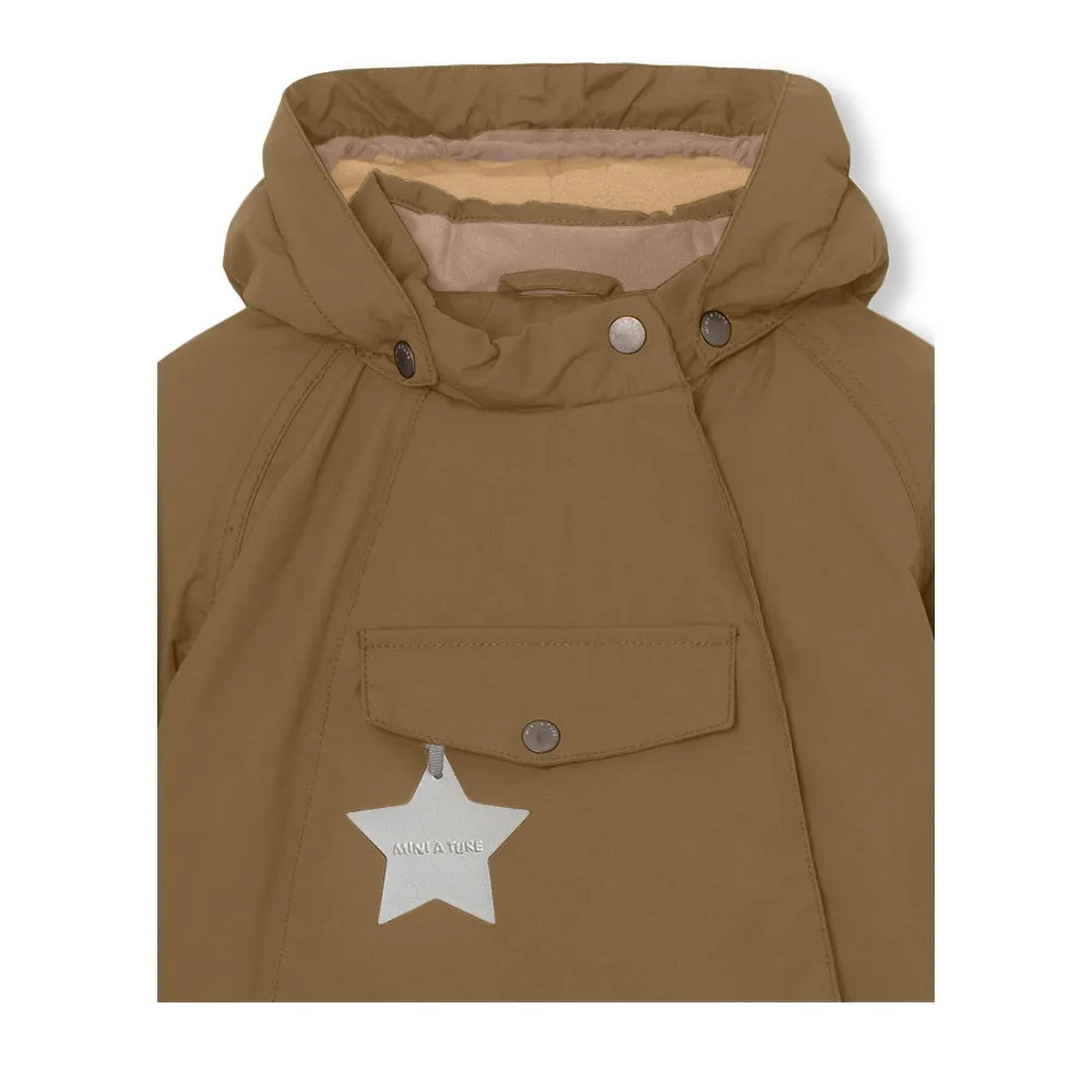 Wang Fleece Lined Winter Jacket. GRS Wood