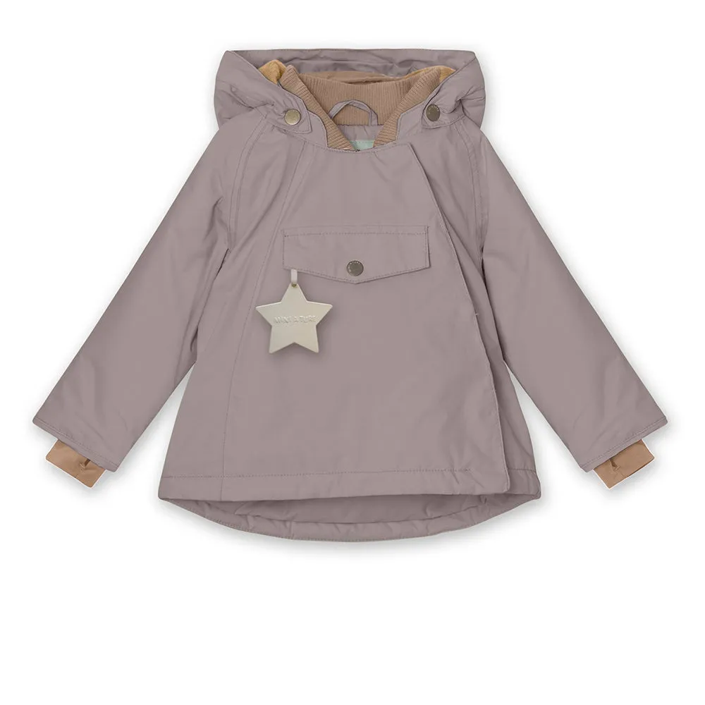 Wang Fleece Lined Winter Jacket. GRS Zinc Purple