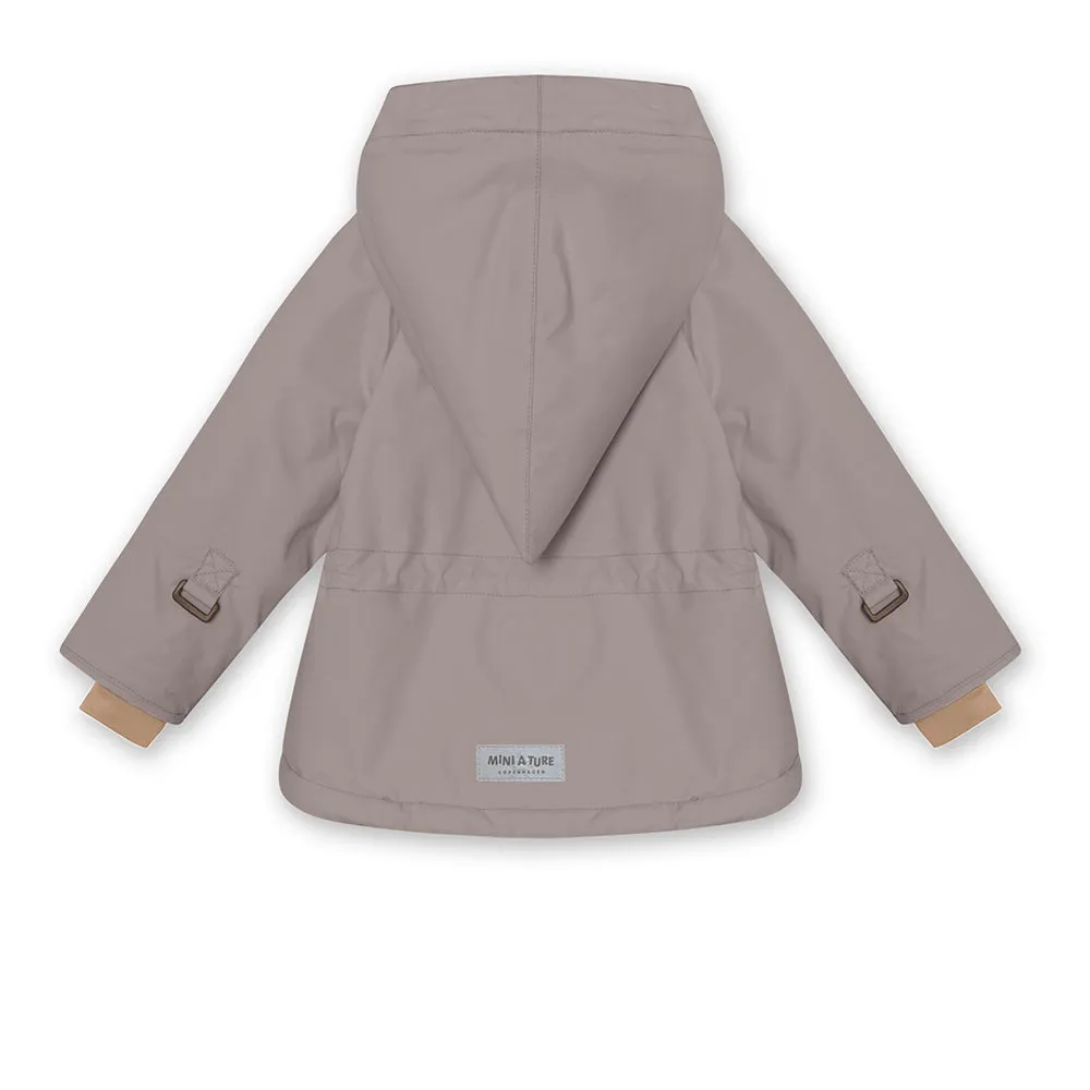 Wang Fleece Lined Winter Jacket. GRS Zinc Purple