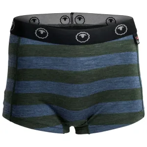 Womens Merino 180 Hipster Shorts (Forest/Denim)